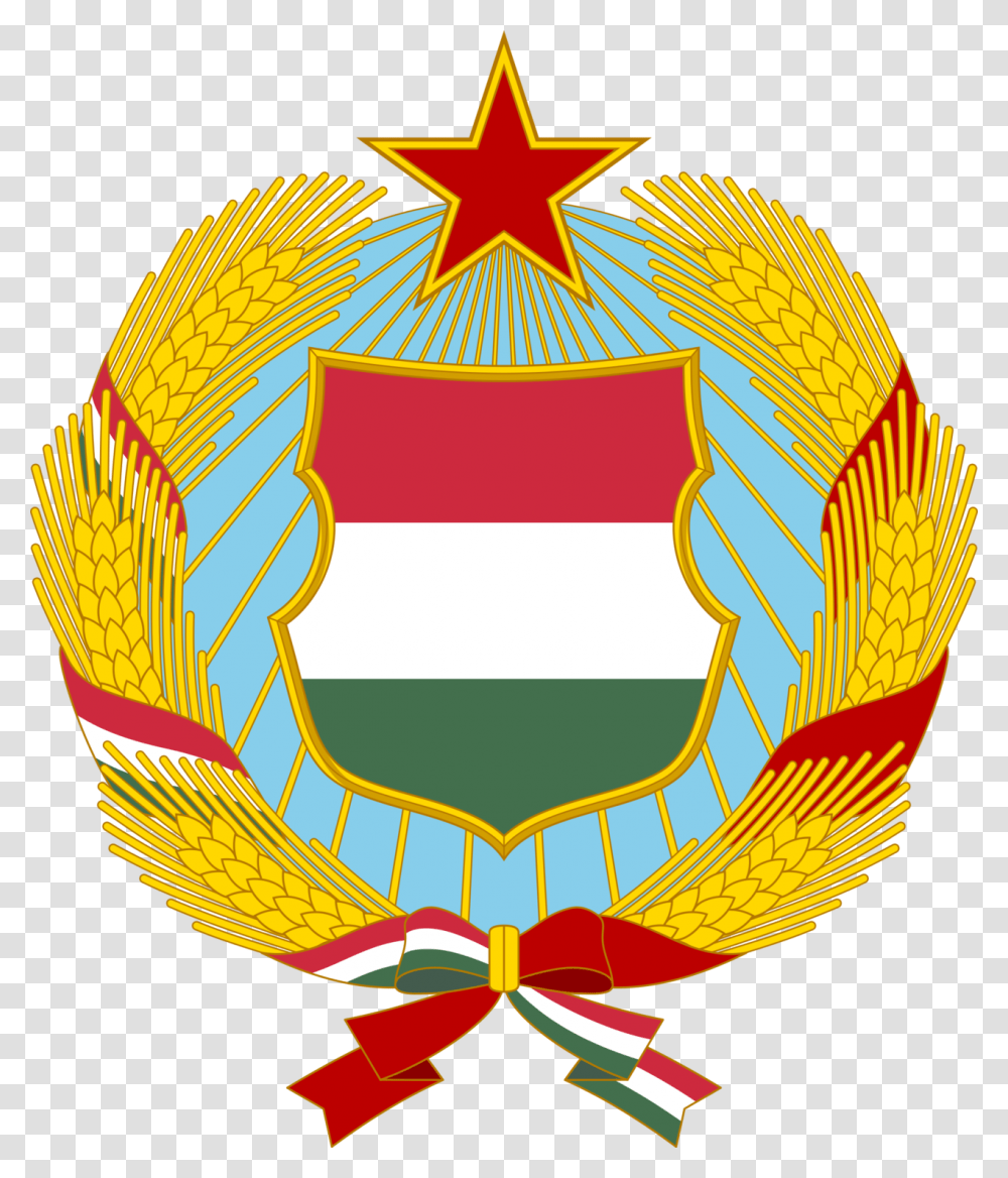 Communist Hungary Coat Of Arms Hd Download Communist Hungary Coat Of Arms, Armor, Emblem, Shield Transparent Png