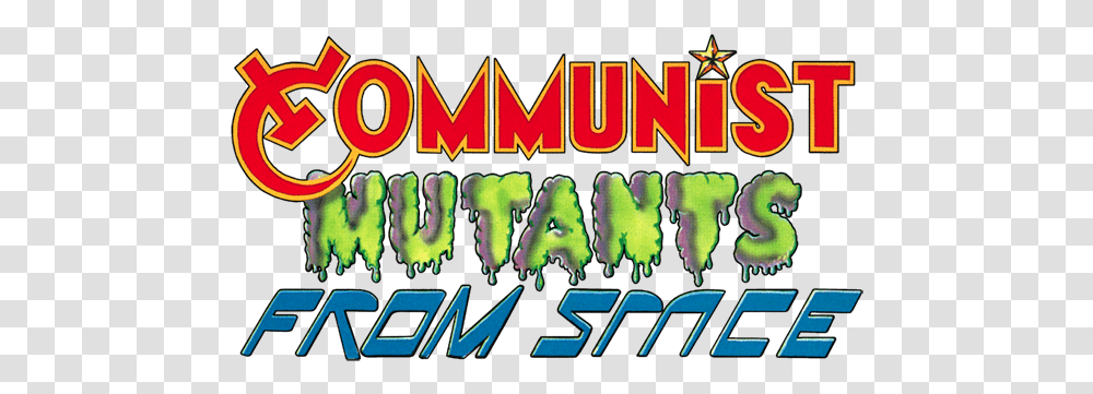 Communist Mutants From Space Pixelatedarcade Poster, Word, Text, Alphabet, Land Transparent Png
