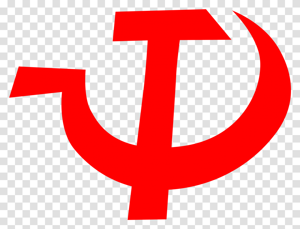 Communist Sign Of Thin Hammer And Sickle Upright Vector Hammer And Sickle Upright, Cross, Emblem, Axe Transparent Png