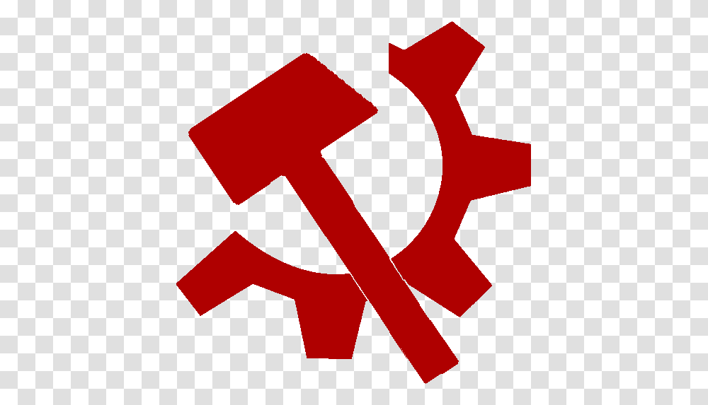 Communist Symbol Hammer And Sickle Loadtve, Logo, Trademark, Cross Transparent Png