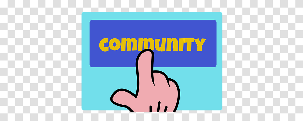 Community Text, Hand, Paper, Poster Transparent Png