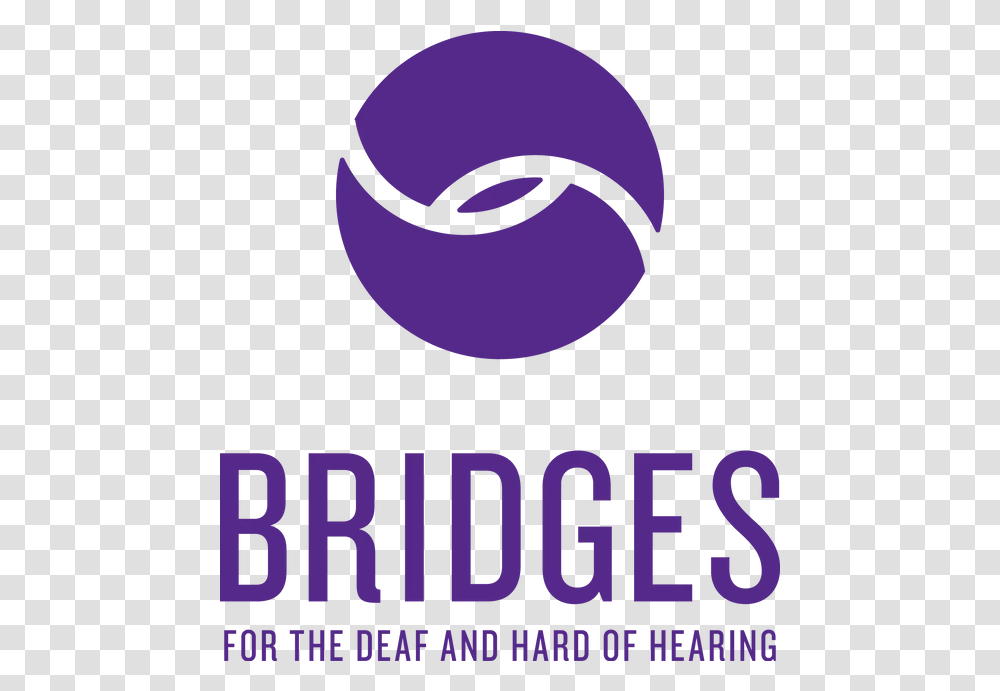 Community Bridgesfordeafandhh Vertical, Logo, Symbol, Trademark, Poster Transparent Png