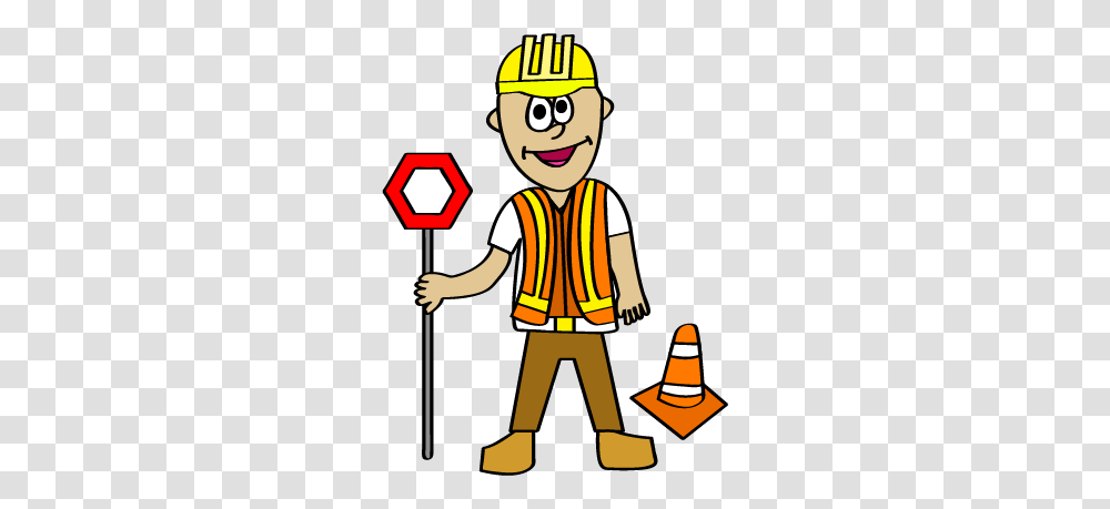 Community Helpers Bundle The Construction Worker Kidlette Clip, Sign, Cone, Road Sign Transparent Png