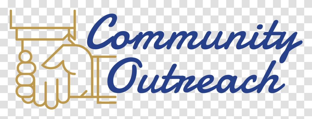 Community Outreach Logo Printing, Word, Alphabet, Handwriting Transparent Png