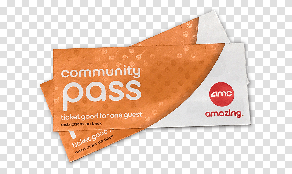 Community Pass Donation Program Amc Community Pass, Advertisement, Paper, Poster Transparent Png