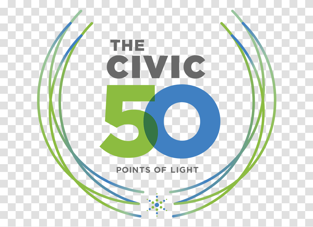 Community Points Of Light Civic 50, Number, Symbol, Text, Alphabet Transparent Png