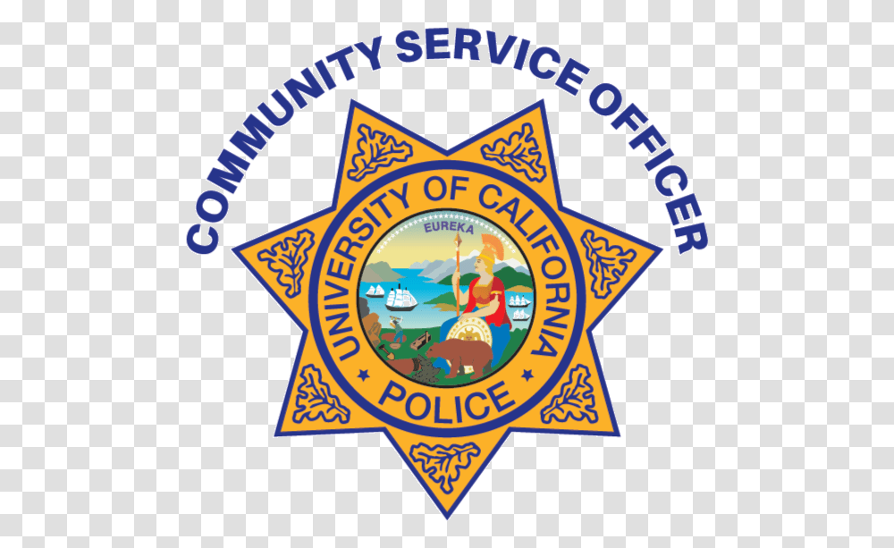 Community Service Officers Police Department University, Logo, Symbol, Trademark, Badge Transparent Png