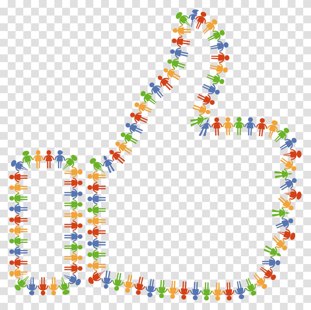 Community Thumbs Up Clip Arts Thumbs Up Border, Number, Alphabet Transparent Png