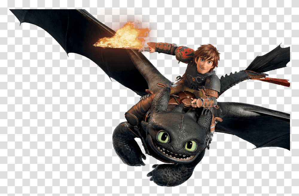 Como Entrenar A Tu Dragon Image Hiccup And Toothless Flying, Person, Human, Clothing, Apparel Transparent Png
