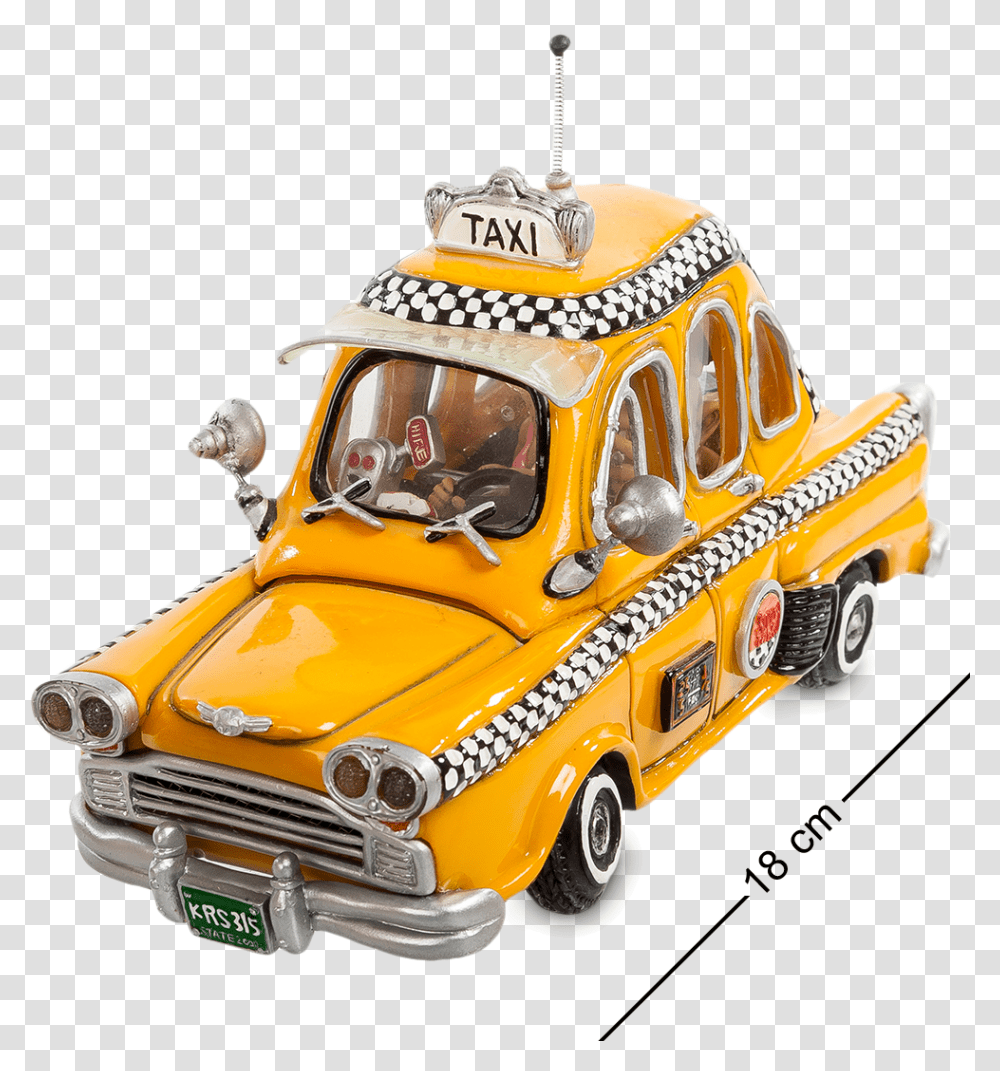 Compact City Classic Car Taxi Model Clipart Model Car, Vehicle, Transportation, Automobile Transparent Png