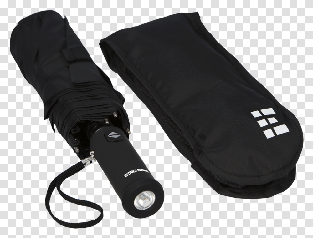 Compact Travel Umbrella With Flashlight Umbrella, Lamp Transparent Png