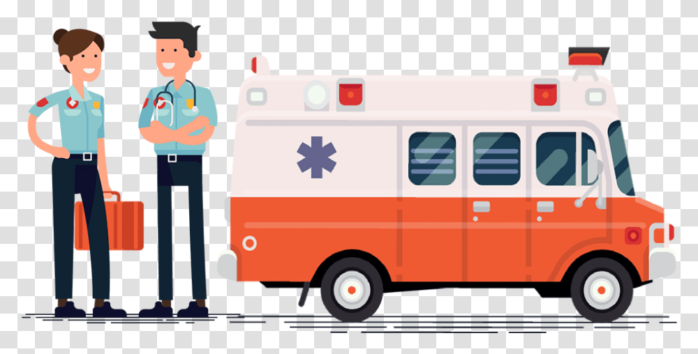 Compact Van, Ambulance, Vehicle, Transportation, Fire Truck Transparent Png