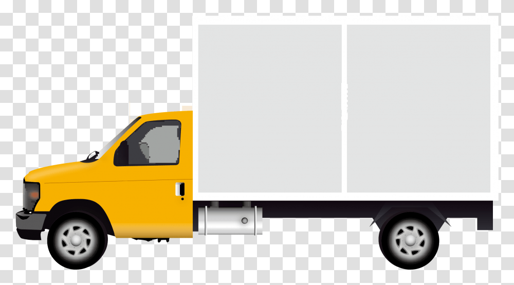 Compact Van Car Truck Delivery Truck, Moving Van, Vehicle, Transportation, Trailer Truck Transparent Png
