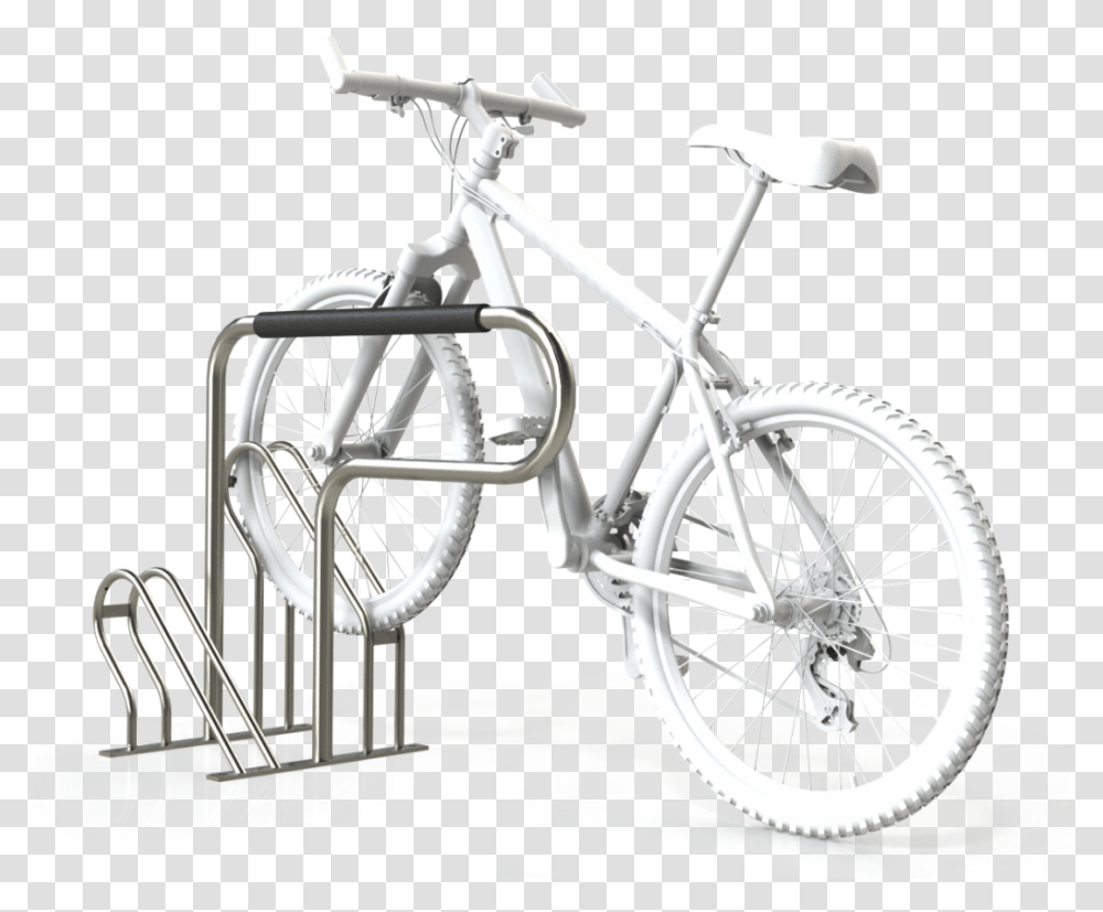 Compact Vandal Resistant Fully Welded Bicycle Rack, Wheel, Machine, Vehicle, Transportation Transparent Png