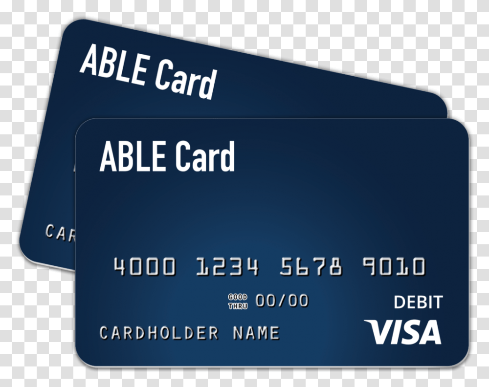 Companion Card Electric Blue, Credit Card Transparent Png