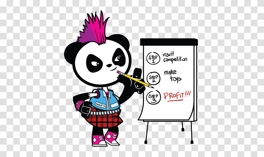 Company Commitment Panda Mony Toys, White Board, Drawing Transparent Png