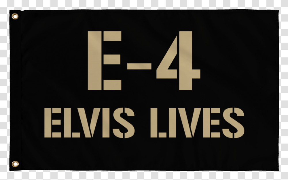 Company Flag E 4 Elvis Lives Metal, Number, Alphabet Transparent Png