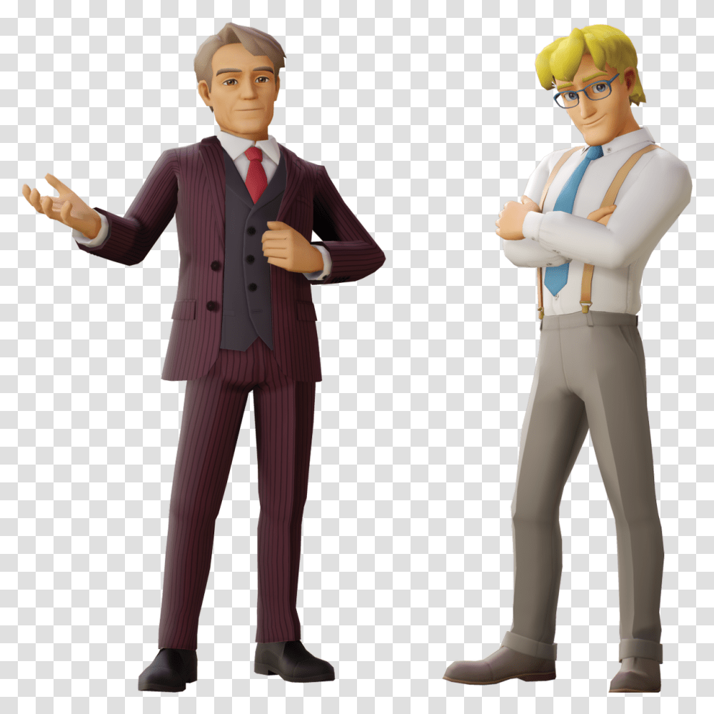 Company International And Nintendo Roger Clifford Pokemon, Clothing, Person, Suit, Overcoat Transparent Png