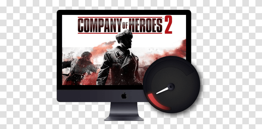 Company Of Heroes 2 Mac Review Company Heroes 2 Logo, Person, Human, Clock Tower, Architecture Transparent Png