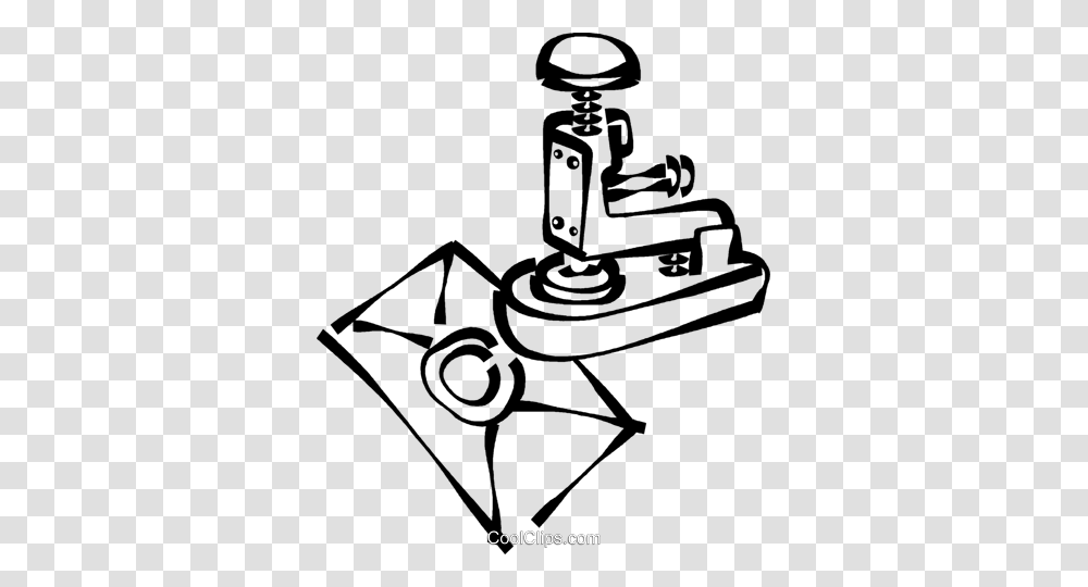Company Seal On A Envelope Royalty Free Vector Clip Art, Electronics, Microscope, Utility Pole, Joystick Transparent Png