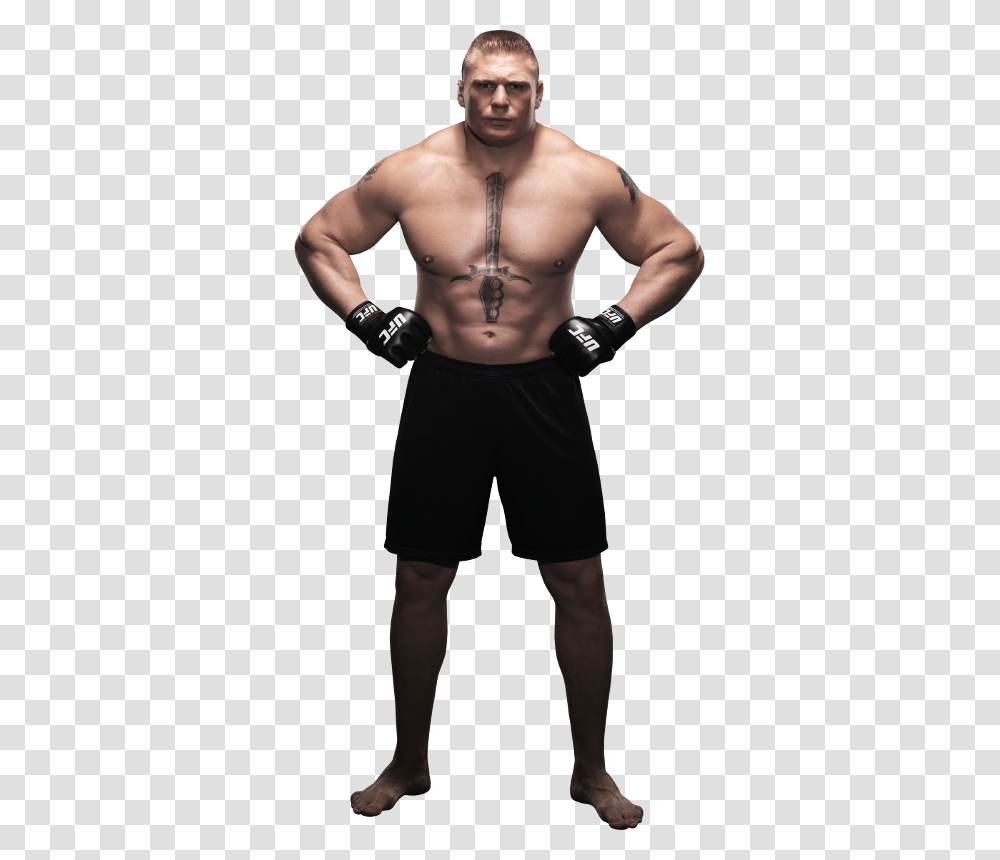 Comparison Brock Lesnar Height, Person, Human, Boxing, Sport Transparent Png