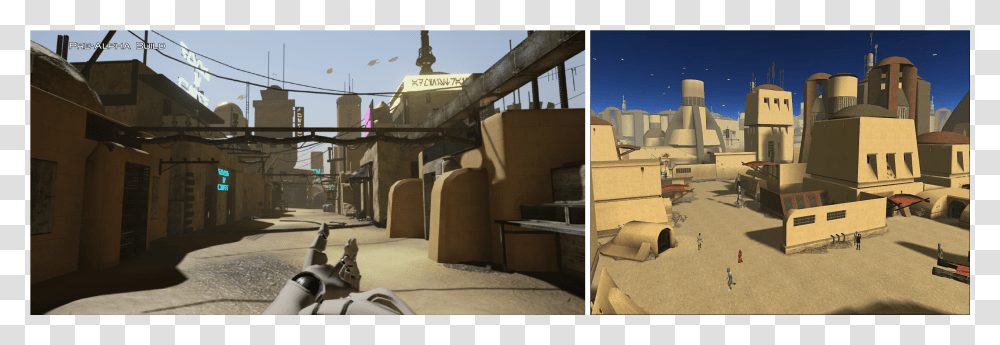 Comparison Of New And Old Environments Knights Of The Old Republic Apeiron, Person, Human, Plywood, Counter Strike Transparent Png