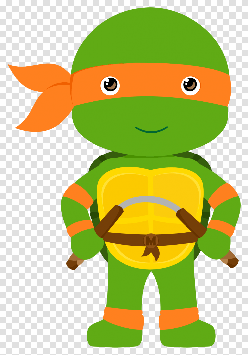 Compartiendo Tortugas Ninjas Baby Ninja Turtles Cute Ninja Turtles Clipart, Green, Plush, Toy, Elf Transparent Png