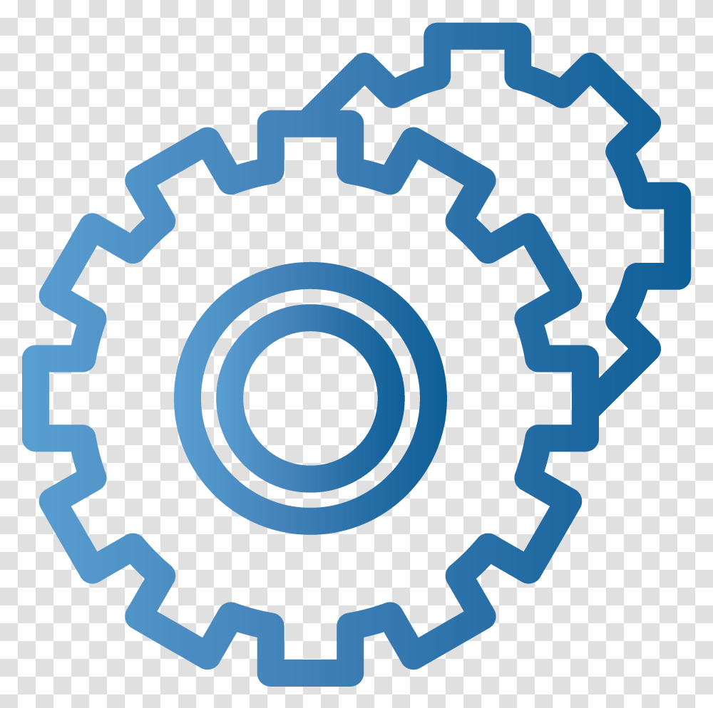 Compartir Right Arrow With Gear, Machine Transparent Png
