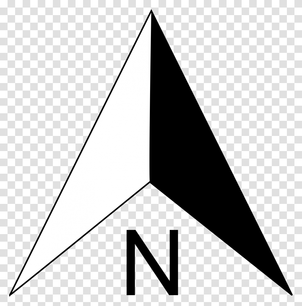 Compass Arrow Clipart North Symbol, Triangle, Arrowhead, Cone Transparent Png