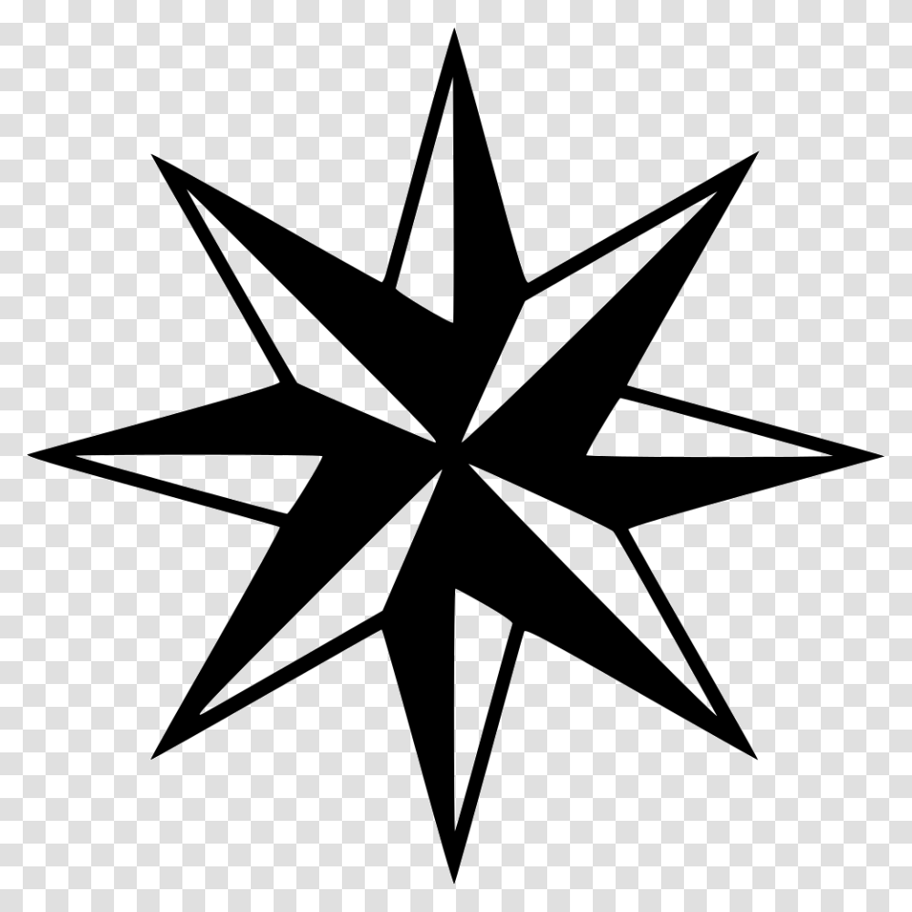 Compass Arrow Direction Directions Compass Rose Compass Rose, Star Symbol, Airplane, Aircraft Transparent Png