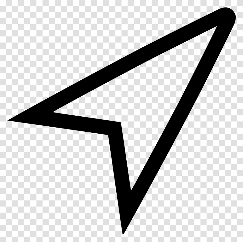 Compass Arrow Direction North Map Current Location Icon, Triangle, Axe, Tool Transparent Png