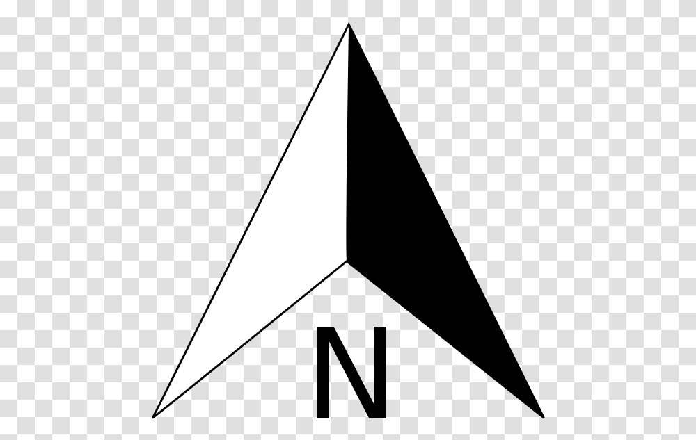 Compass Arrow North Symbol, Triangle, Arrowhead Transparent Png