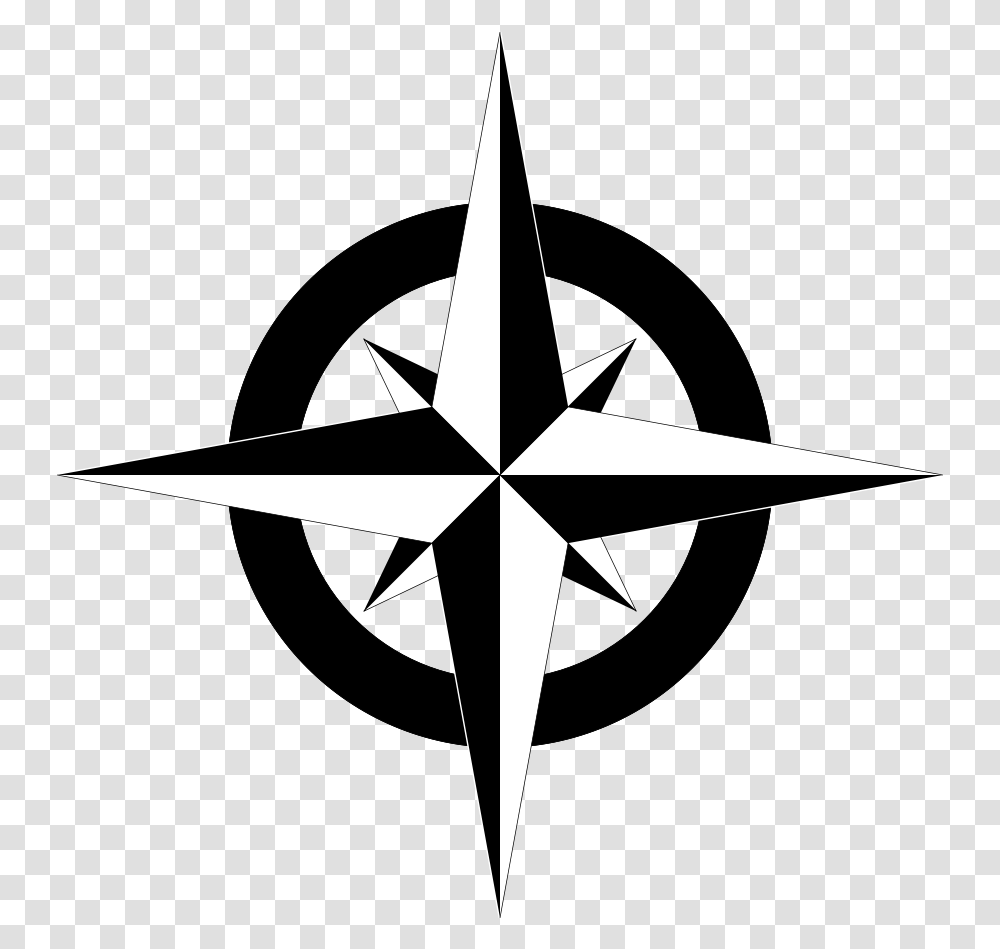 Compass Clip Art Compass Points In Russian, Cross, Star Symbol Transparent Png