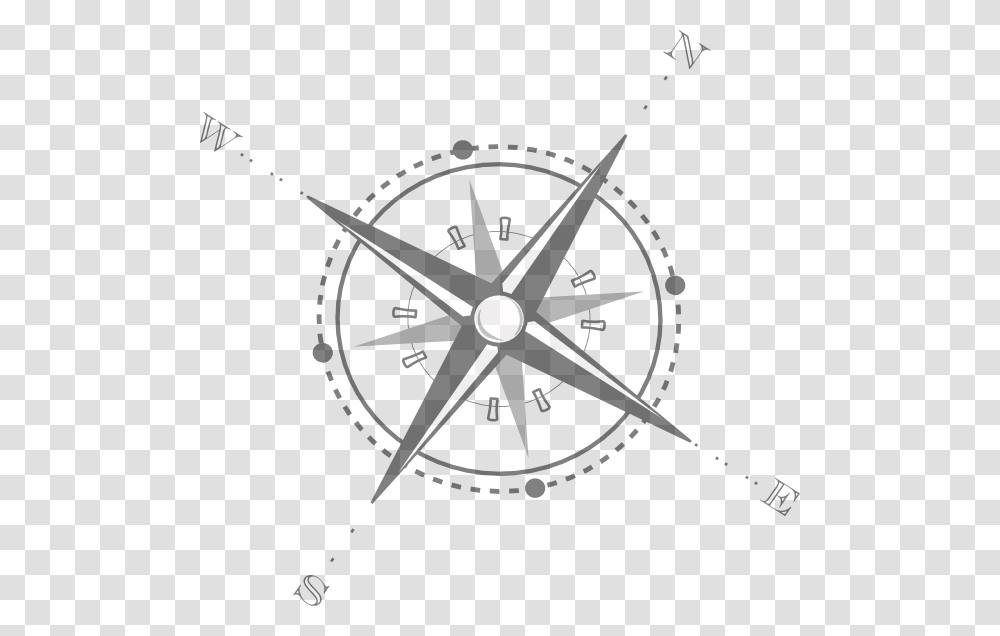 Compass Clipart Faded Compass Clipart Black And White, Clock Tower, Architecture, Building, Compass Math Transparent Png