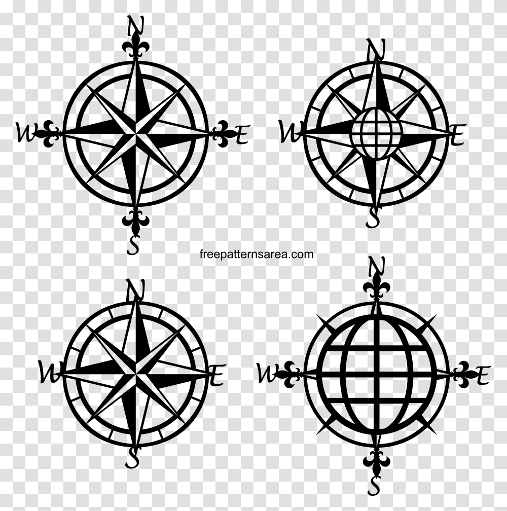 Compass Clipart Skytower, Gray, World Of Warcraft Transparent Png