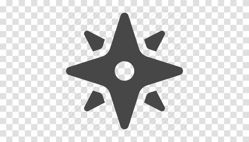 Compass Direction Map Navigation North Star Star Icon, Star Symbol Transparent Png