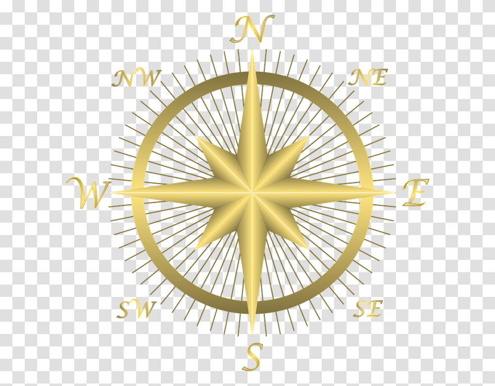 Compass Directions East Map North South West Infinite Fractals, Chandelier, Lamp, Compass Math Transparent Png