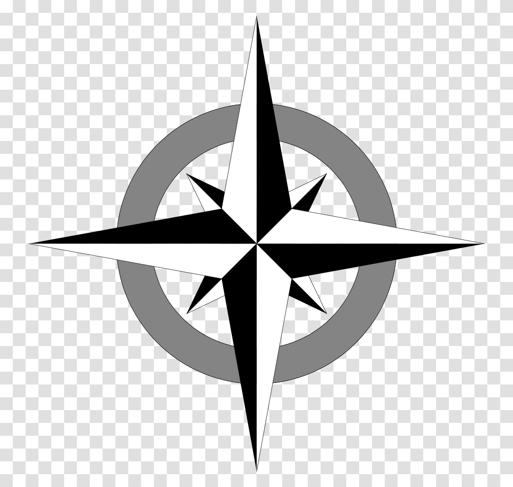 Compass Image Compass Rose Clipart, Star Symbol, Compass Math Transparent Png