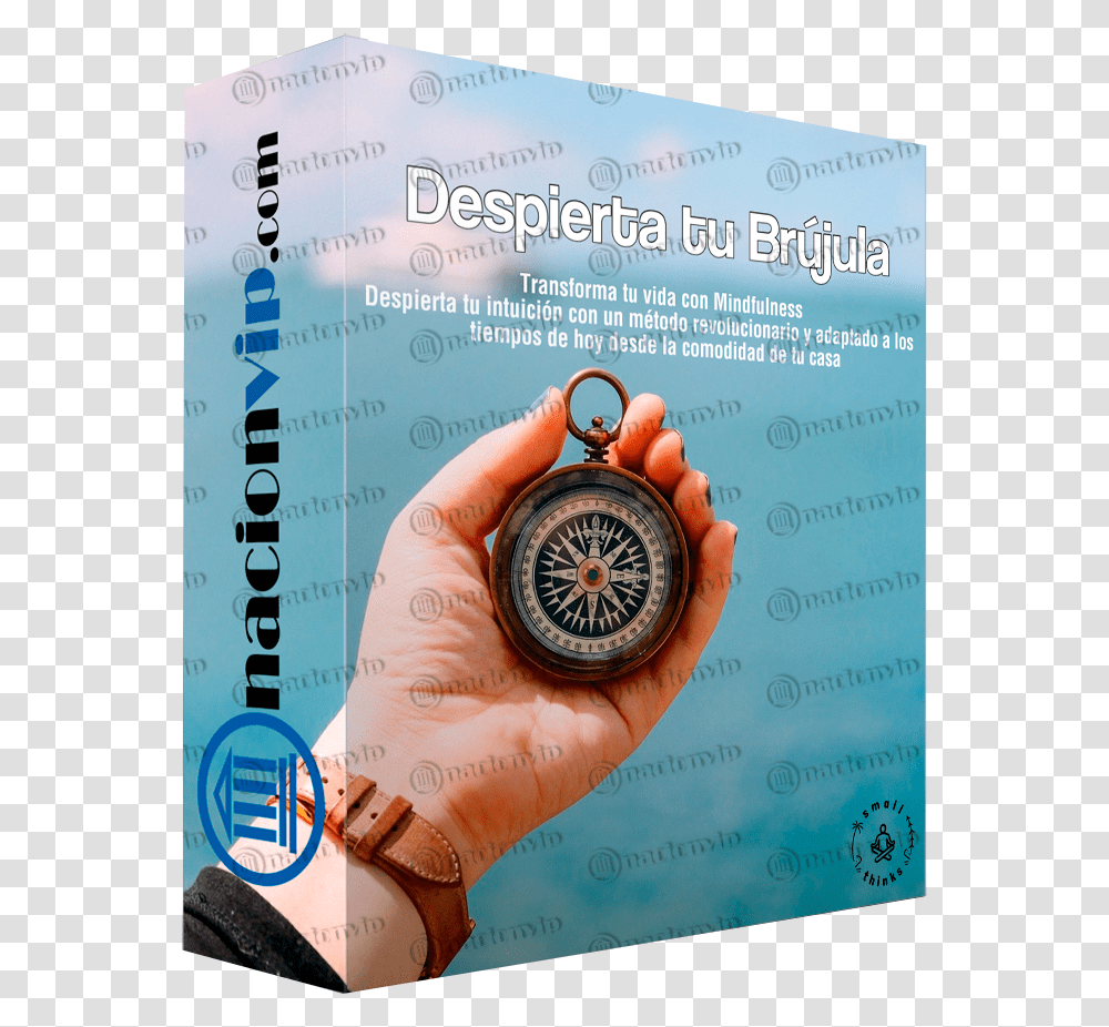 Compass In Hand Hd, Wristwatch, Person, Human, Flyer Transparent Png