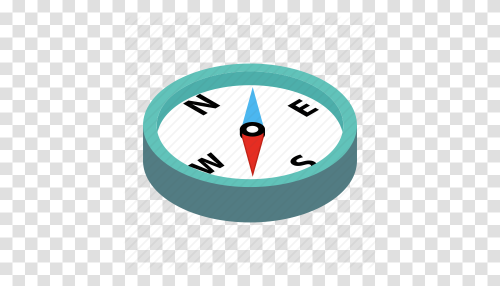 Compass Isometric Logos Map North South Travel Icon, Tape, Clock Tower, Architecture, Building Transparent Png