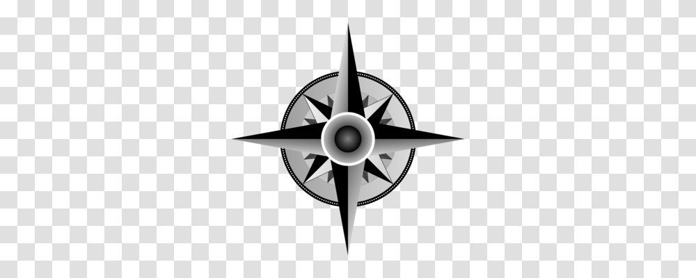 Compass North Map East South, Scissors, Blade, Weapon, Weaponry Transparent Png