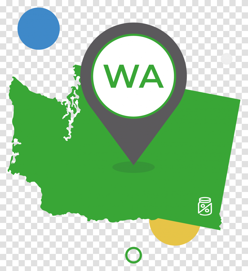 Compass On Washington Map, Plot, Diagram Transparent Png
