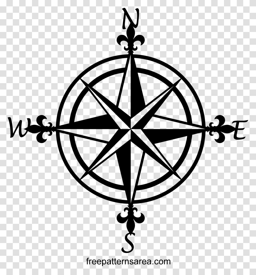 Compass Rose Background Compass Rose, Gray, World Of Warcraft Transparent Png