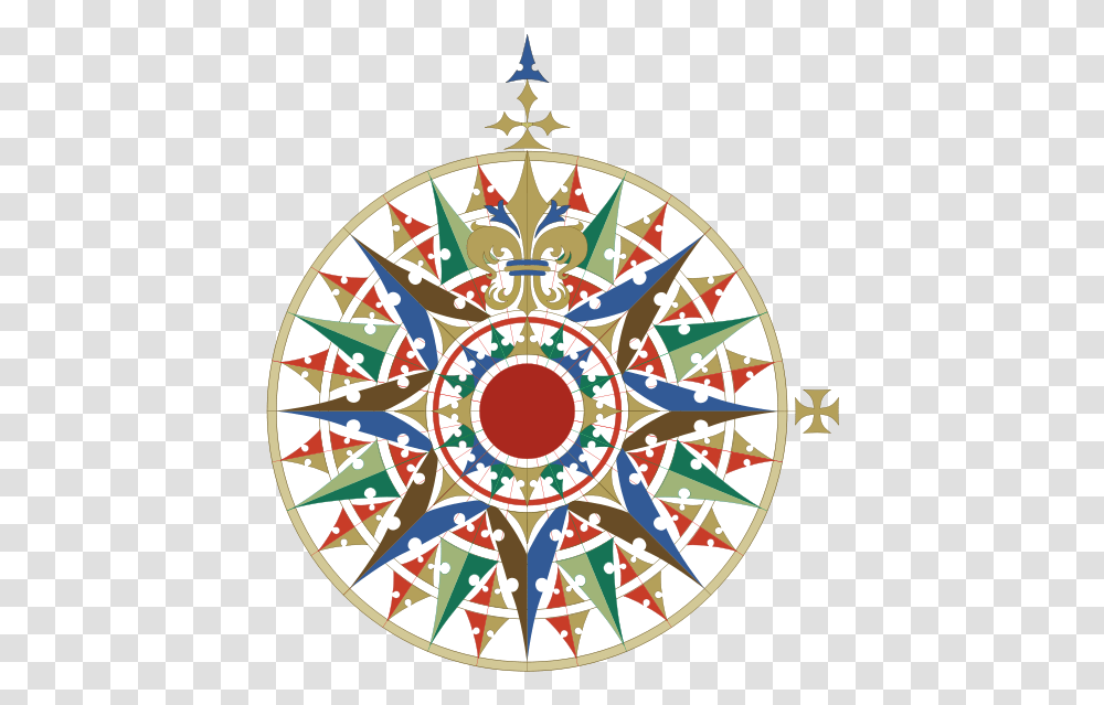 Compass Rose Cantino, Compass Math, Clock Tower, Architecture, Building Transparent Png