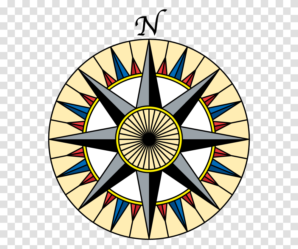 Compass Rose Clipart If North Is At The Top, Compass Math Transparent Png