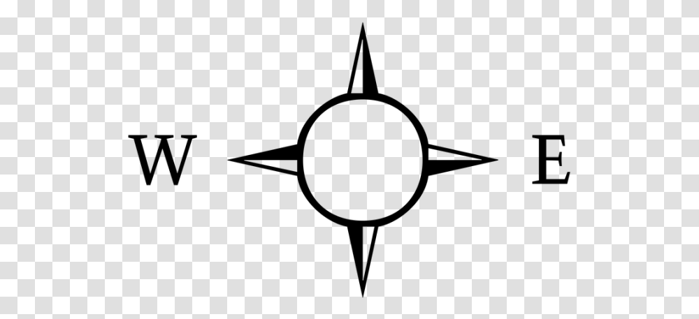Compass Rose Clipart Simple Compass Rose, Gray, World Of Warcraft Transparent Png