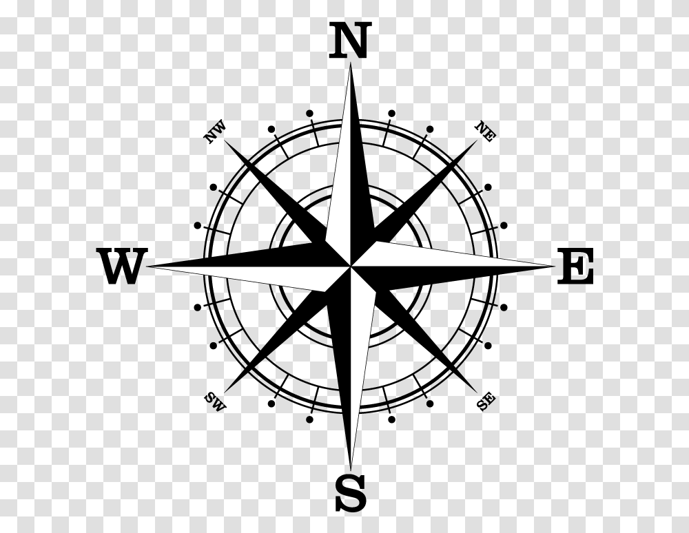 Compass Rose, Cross, Star Symbol Transparent Png