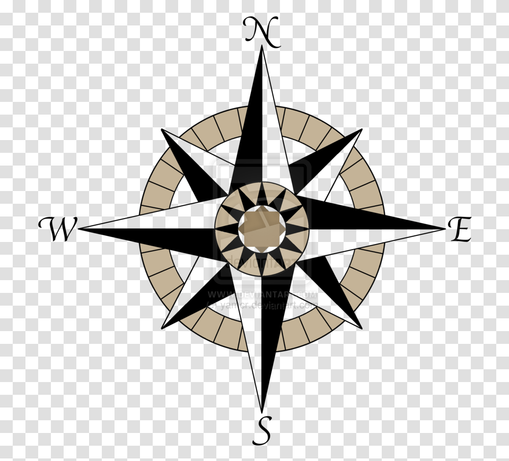 Compass Rose Free, Analog Clock Transparent Png