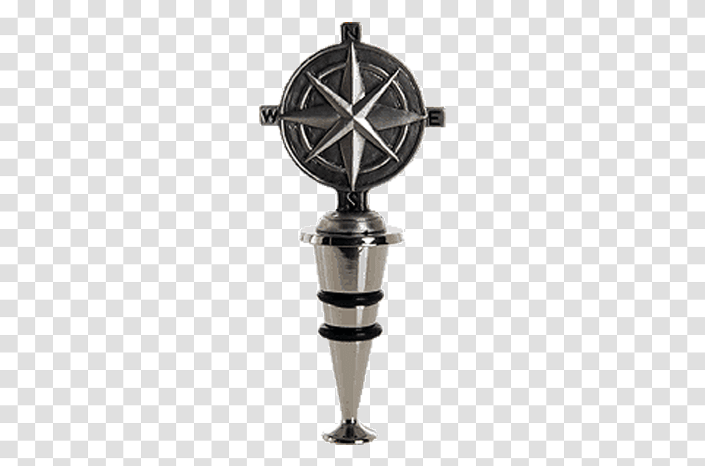 Compass Rose Wine Stopper, Lamp, Lighting, Chair, Furniture Transparent Png