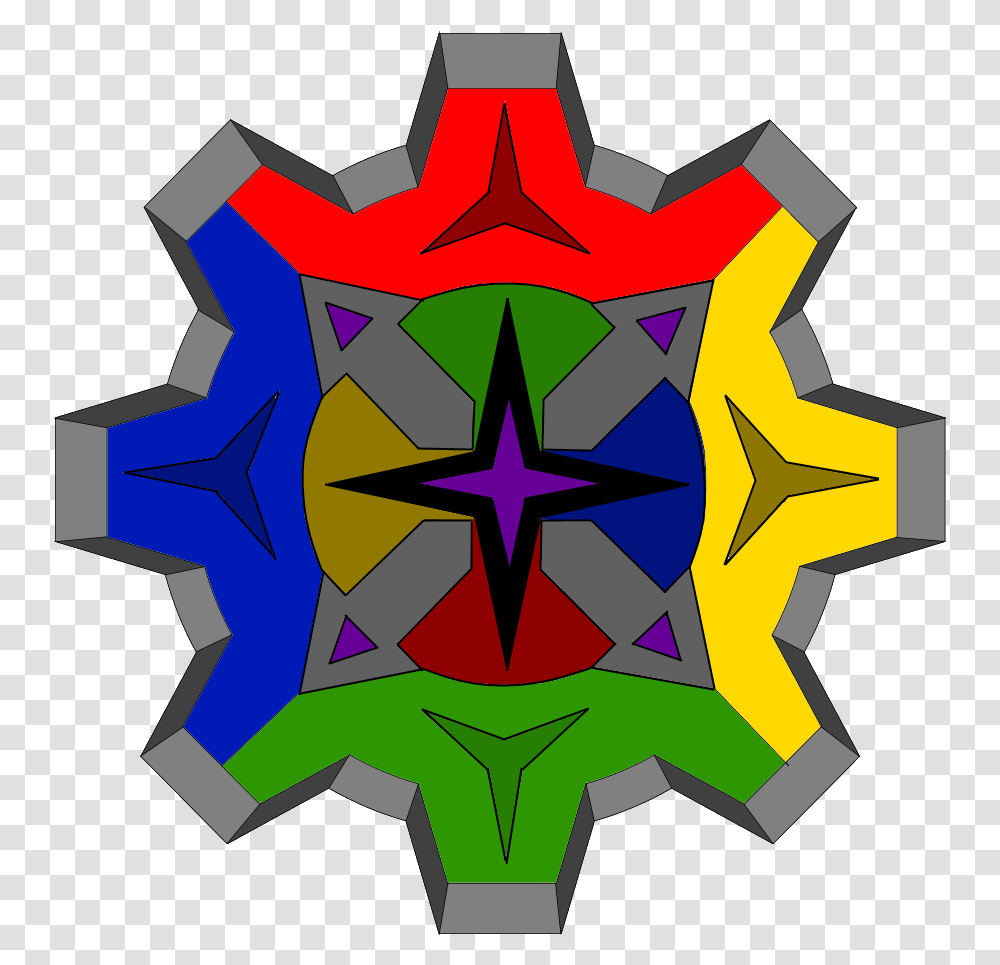 Compass Star Emblem, Star Symbol Transparent Png